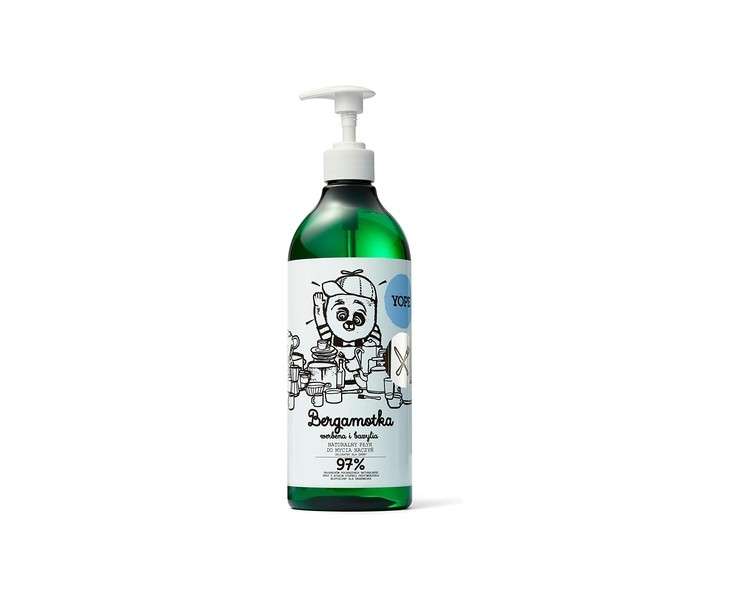 Yope Natural Detergent Washing-Up Liquid Bergamot & Basil 750ml