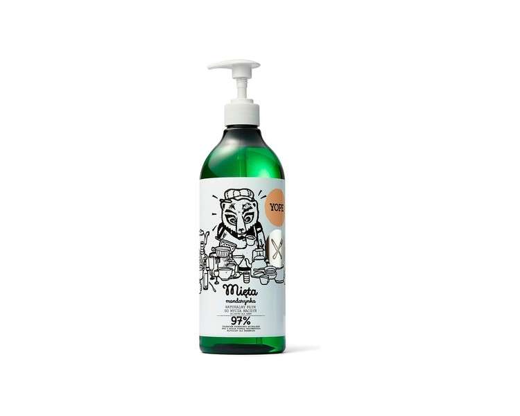 Yope Natural Detergent Washing-Up Liquid Mint & Mandarin 750ml