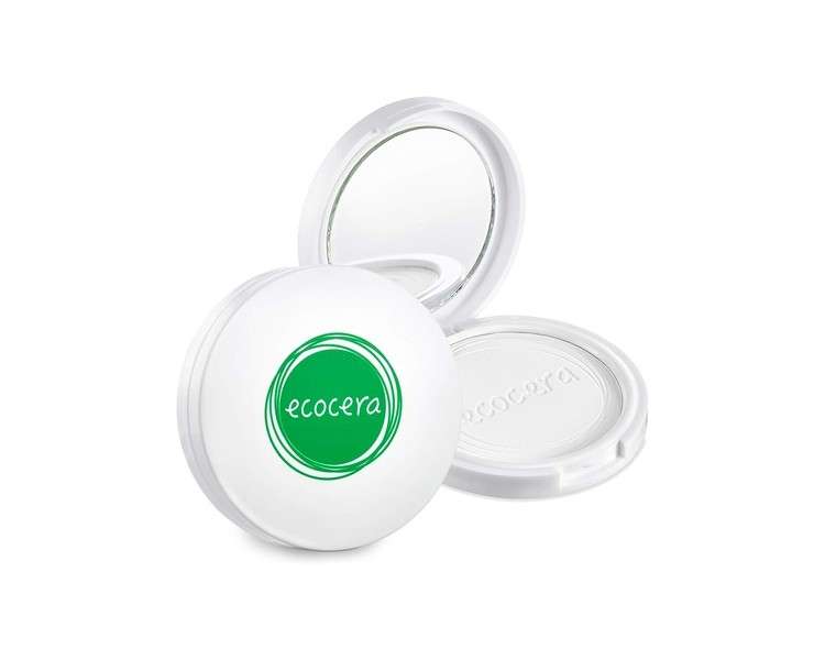 ECOCERA Rice Compact Powder 10g - Hypoallergenic, Natural, Vegan, Transparent Face Powder