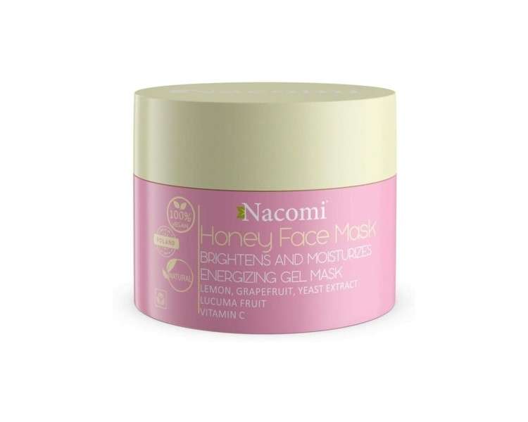 NACOMI Vegan Honey Face Mask Illuminating and Moisturizing 50ml