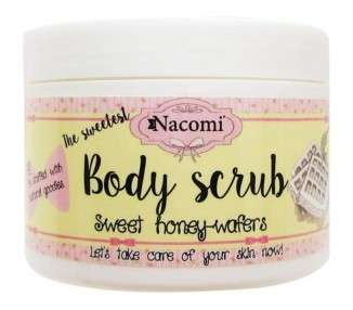 Nacomi Natural Vegan Sweet Honey Wafers Body Scrub 200g