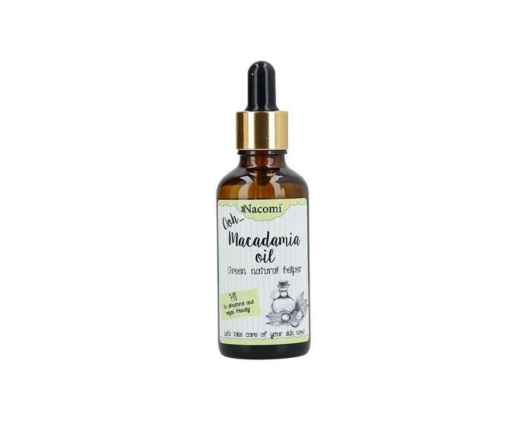 Nacomi Natural Vegan Macadamia Oil with Pipette 50ml