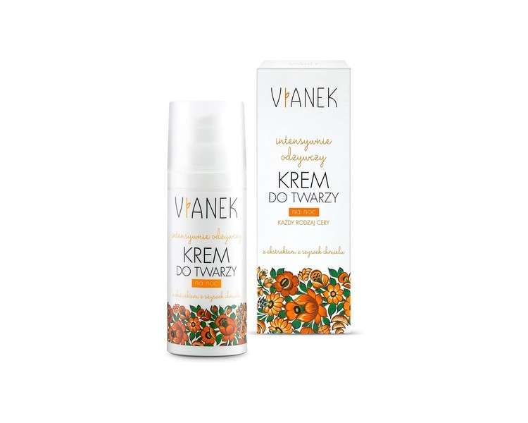 Sylveco Vianek Nourishing Night Face Cream with Hop Cones Extract 50ml