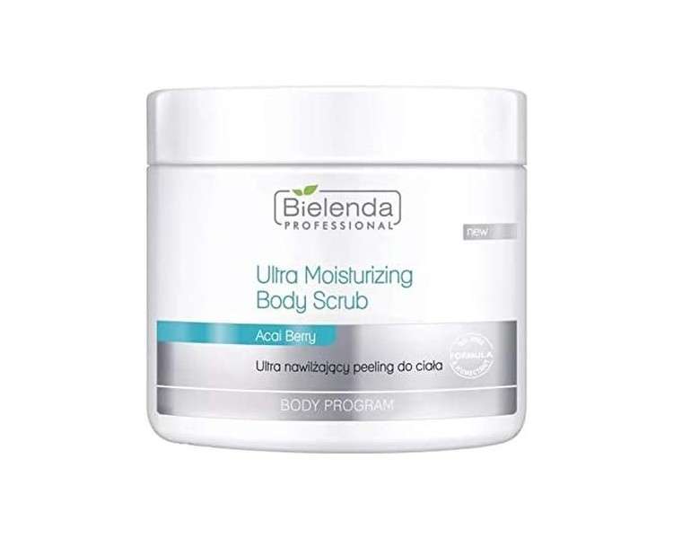 Bielenda Professional Ultra Moisturising Body Scrub 550g with Stapiż Hair Shampoo 15ml or Mask 10ml