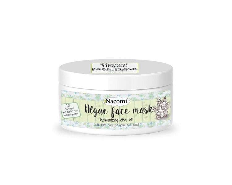 Nacomi Natural Algae Face Mask Moisturizing Olive Oil 42g