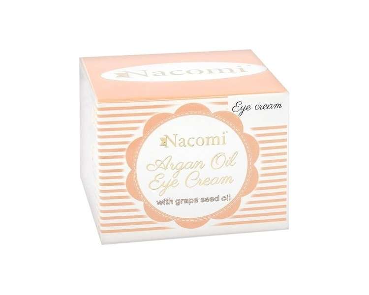 Nacomi Natural Argan Oil Eye Cream with Grape Seed Oil 15ml