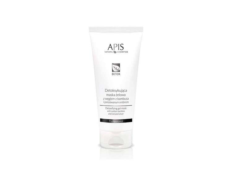 Apis Professional Detoxifying Gel Mask with Bamboo Charcoal and Ionized Silver 200ml