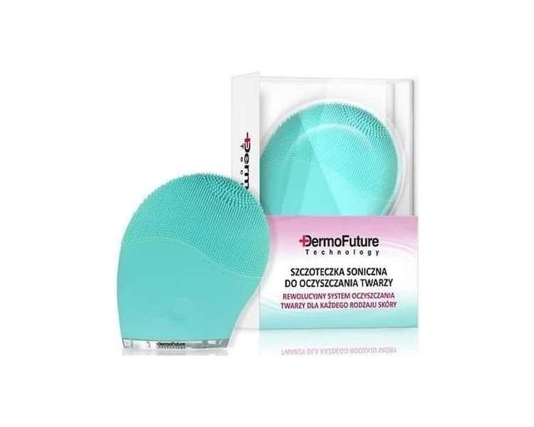 Dermofuture Silicone Electric Sonic Face Brush Cleanser Deep Pore Firming Green