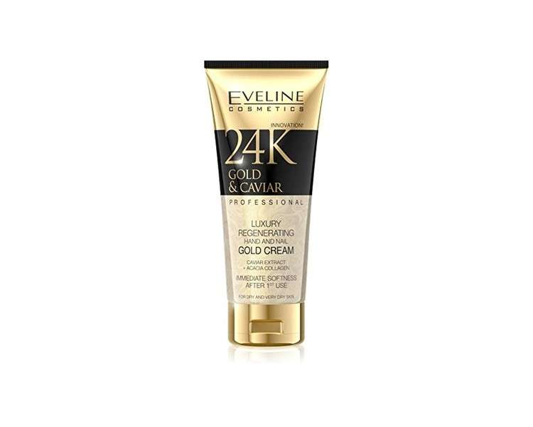 Eveline Cosmetics 24K Gold Caviar Luxus Gold Hand Cream 100ml