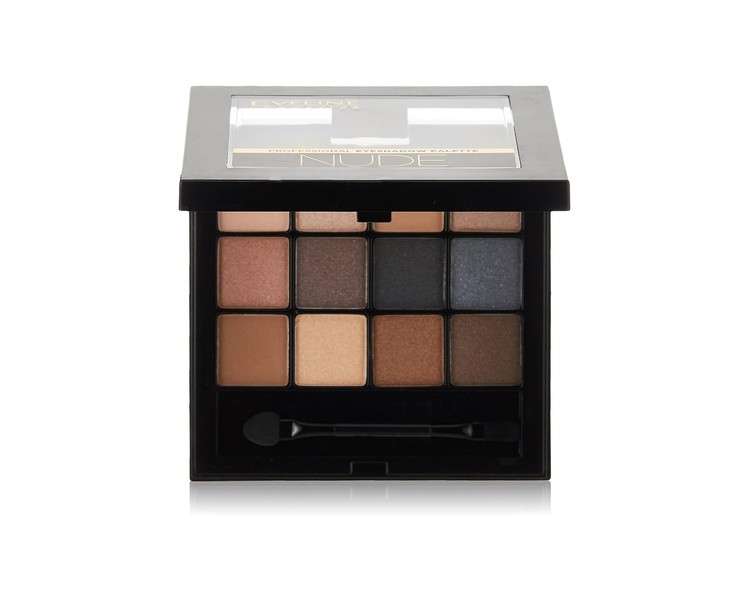 Eveline Eye Shadow Palette All In One Nude Satin and Soft Shadows 12g