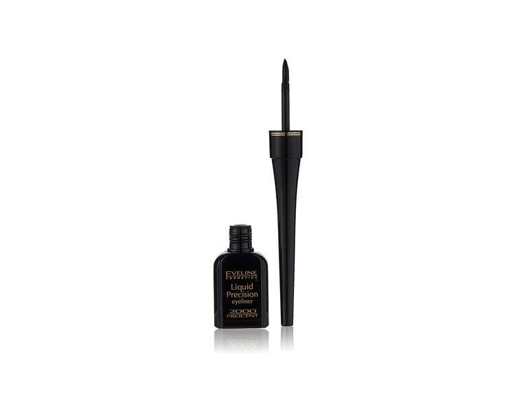 Eveline Precision 2000 Matte Waterproof Black Eyeliner 4ml