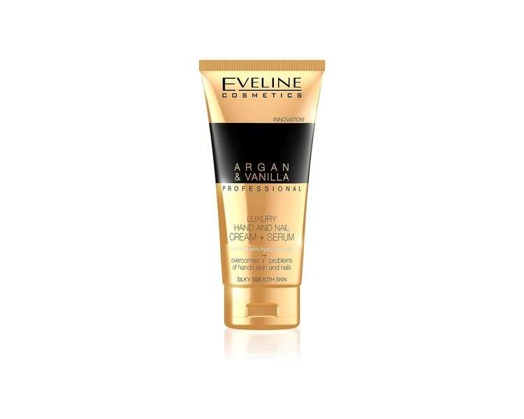 Eveline Cosmetics Argan & Vanilla Luxurious Moisturising Repair Hand and Nail Cream 100ml