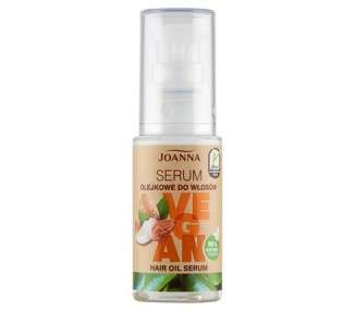 JOANNA Vegan Oil Serum Hair Care without Rinse for All Hair Types 30g