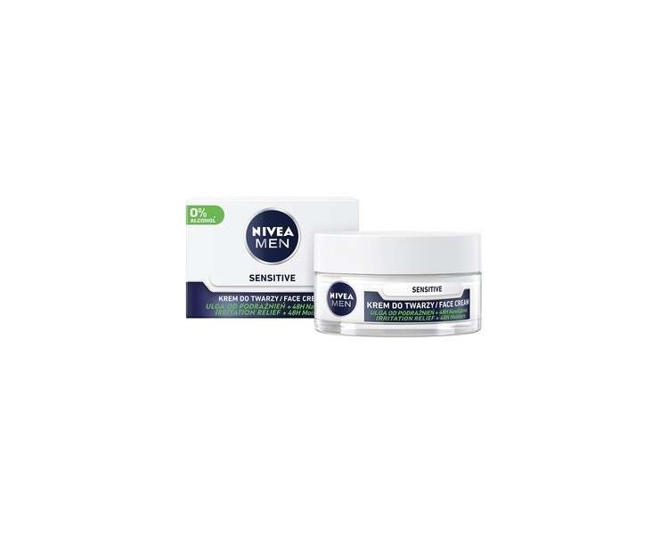 Nivea Men Sensitive Intensive Moisturizing Cream for Men with Sensitive Skin 50ml