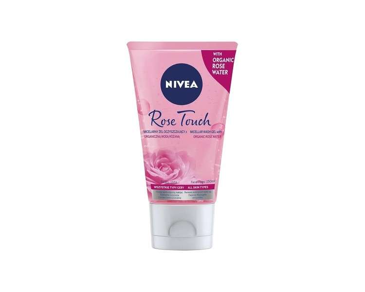 NIVEA Micellar Cleansing Gel with Organic Rosewood - Rose Touch 150ml