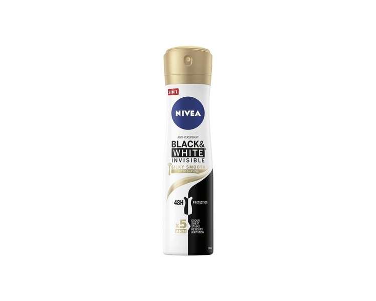 Nivea Black&White Invisible Silky Smooth Antiperspirant Spray 250ml