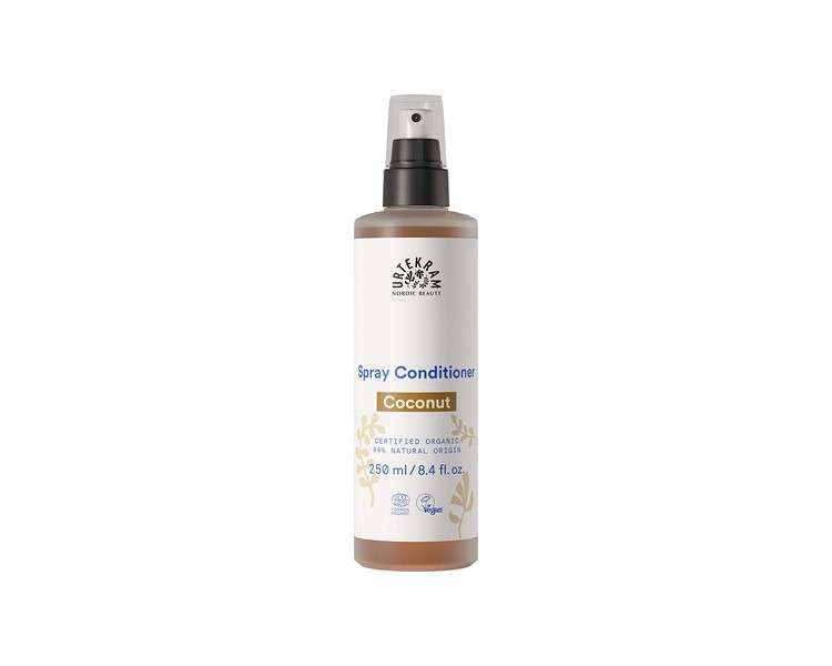 Urtekram Coconut Leave-In Bio Spray Conditioner for Normal Hair 250ml
