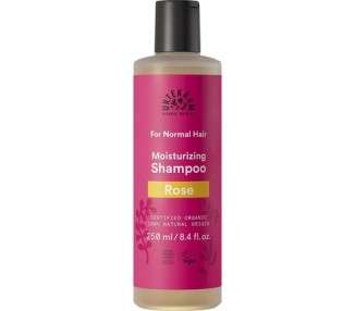 Urtekram Rose Shampoo for Normal Hair 250ml - Vegan, Organic, Moisturizing, Natural Origin