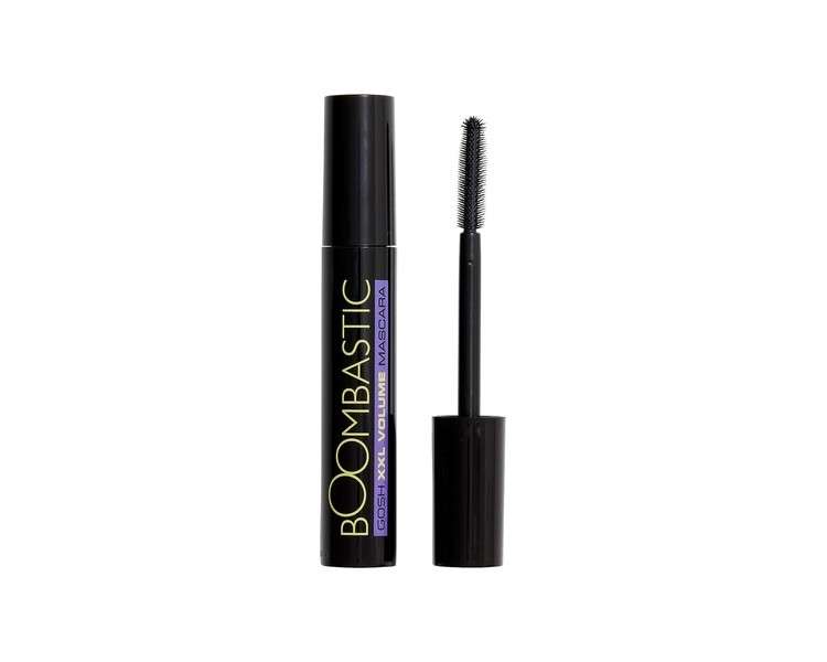 GOSH Boombastic Mascara for Extreme Volume and Long Eyelashes with Precise XL Eyelash Brush 001 Black 150ml