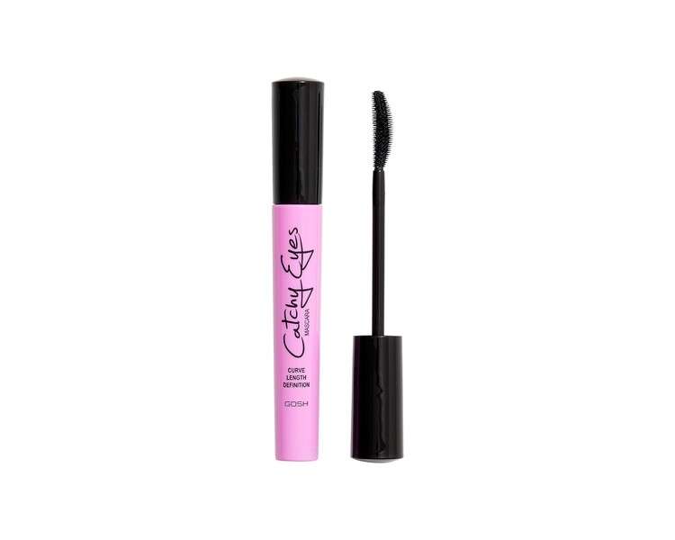 GOSH Catchy Eyes Mascara for Curled and Defined Lashes - Intense Black 001