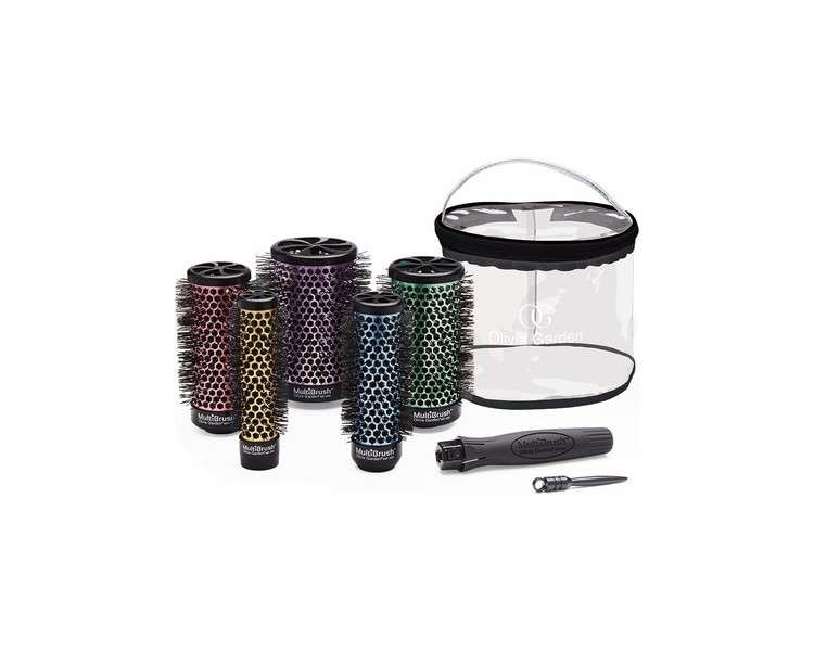 Olivia Garden Multibrush Detachable Barrel and Handle Starter Kit 6-Piece