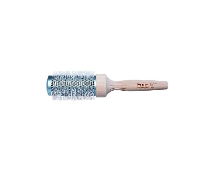 Olivia Garden EcoHair Thermal 44mm Eco-Friendly Professional Bamboo Hairbrush Blue