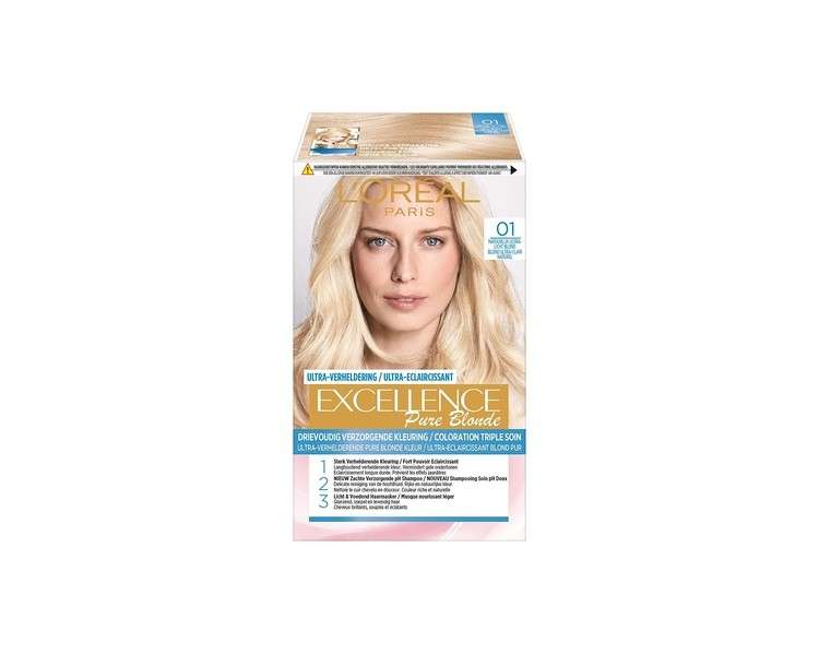 Loreal Excellence Natural Blond 01 Permanent Hair Color