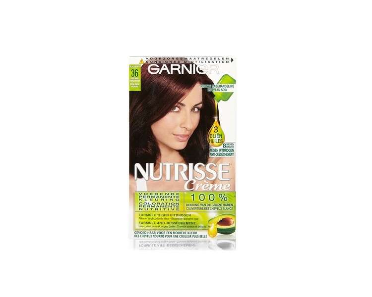 Garnier Nutrisse Créme Hair Color 36 Deep Red Brown