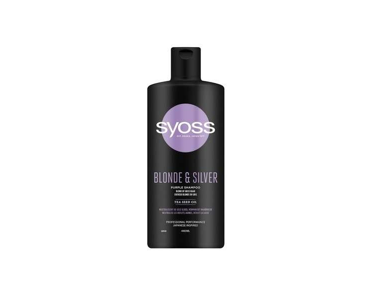 Syoss Blonde And Silver Shampoo 440ml