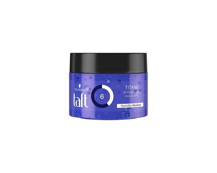 Schwarzkopf Taft Men Titane Power Gel Hold 6 Hair Styling 250ml