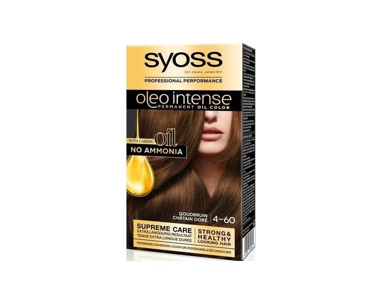 Syoss Color Oleo Intense 4-60 Golden Brown Hair Color