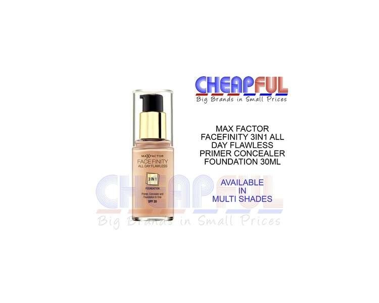 Max Factor Facefinity 3in1 All Day Flawless Foundation
