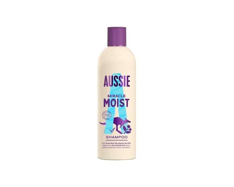 Aussie Miracle Moist Shampoo 300ml