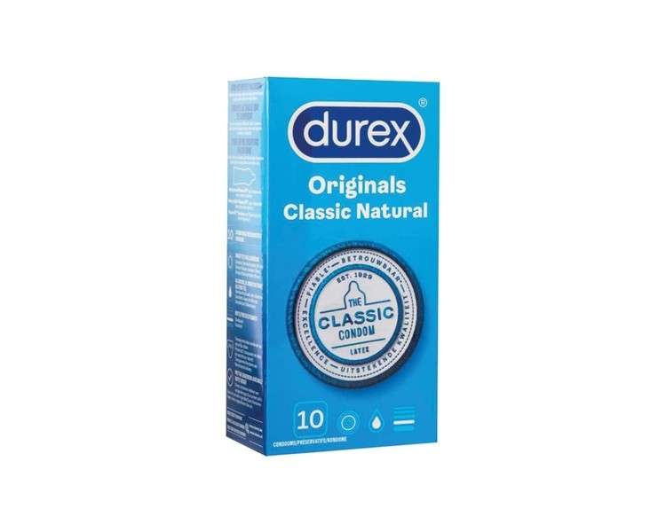 Durex Standard Condoms 10 Condoms Transparent