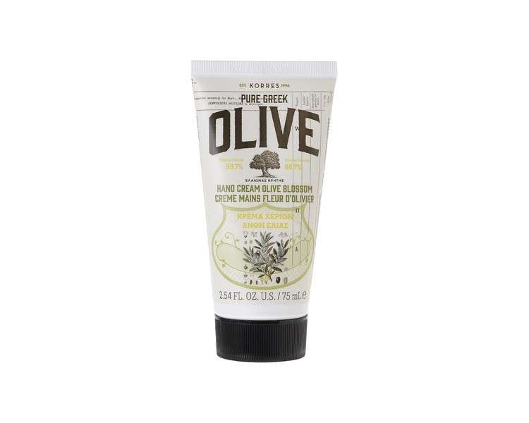 KORRES Pure Greek Olive Natural Olive Blossom Hand Cream Vegan