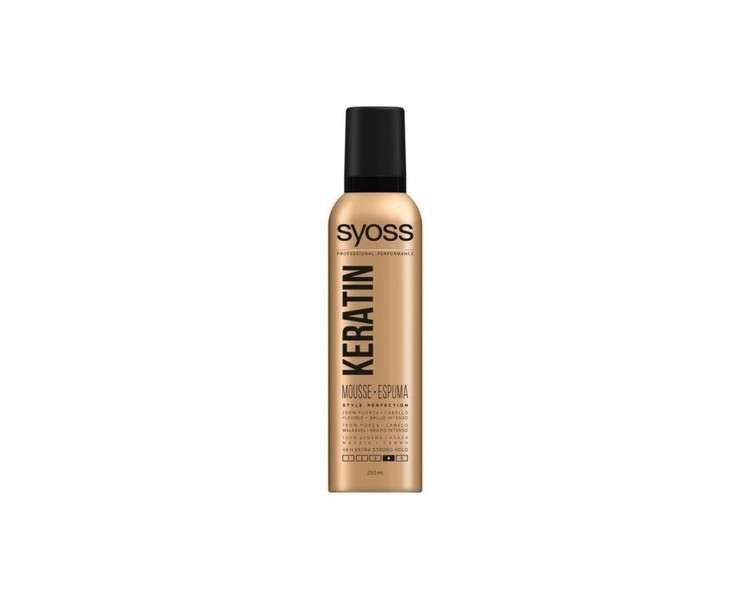 Syoss Keratin Flexible and Shine Mousse 250ml