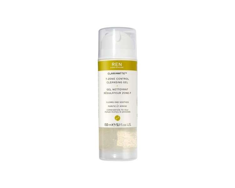 Ren Clarimatte T-Zone Control Cleansing Gel 150ml