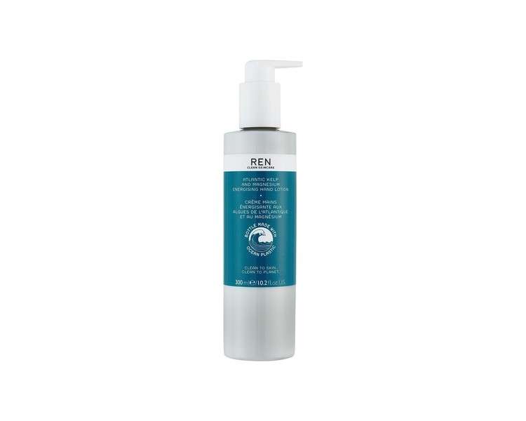 REN Clean Skincare Atlantic Kelp and Magnesium Energising Hand Lotion 300ml