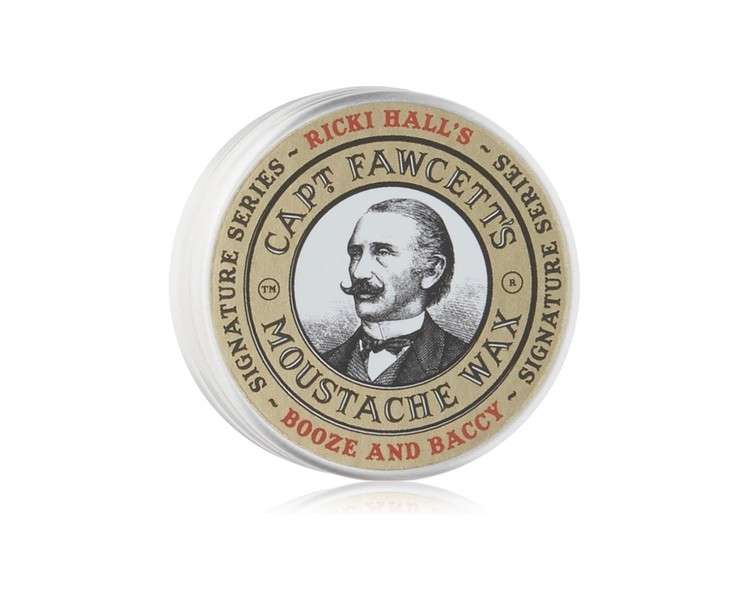 Captain Fawcett's Ricki Hall's Booze & Baccy Moustache Wax