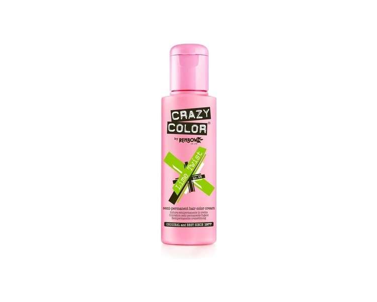 Crazy Color Hair Color Cream Number 68 Lime Twist 100ml
