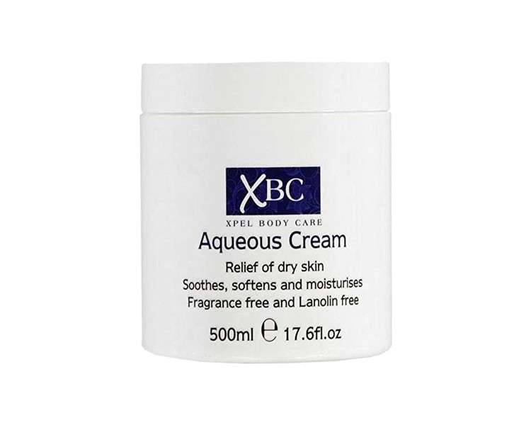 XBC Xpel Aqueous Body Cream Jar Fragrance Free 500ml