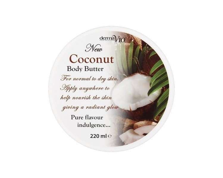 Derma V10 Coconut Body Butter 220ml