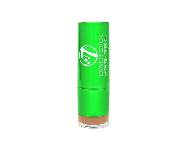 W7 Tea Tree Concealer Stick Creamy Skin Soothing Formula Medium/Deep 3.5g