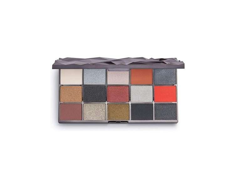 Makeup Revolution Glass Eyeshadow Palette Black Ice 16.5g