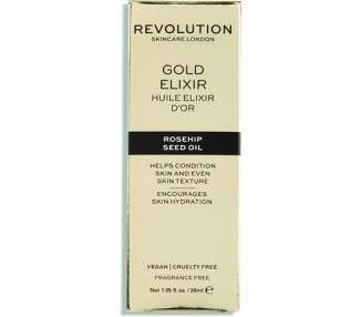 Revolution Skincare London Gold and Rosehip Seed Oil Nourishing Oil 30ml