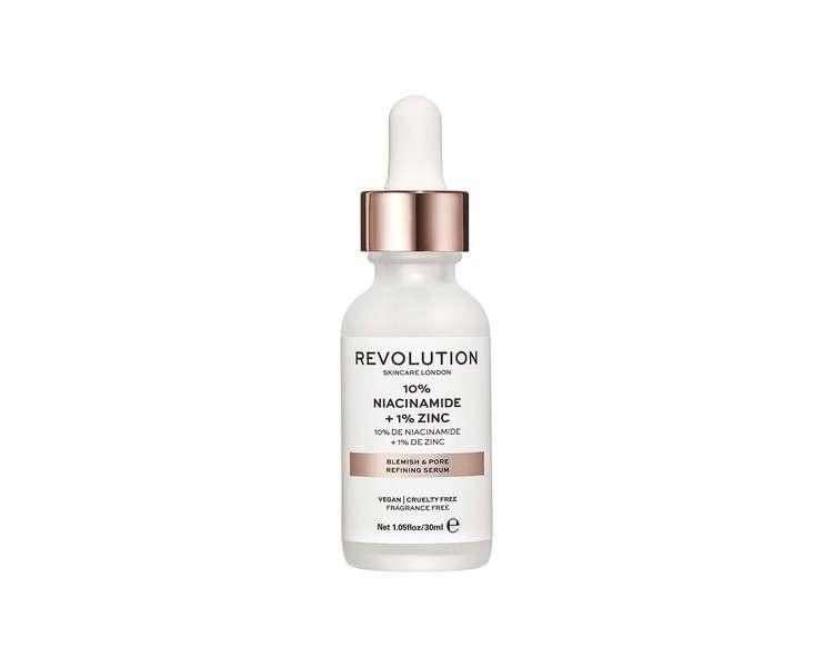 Revolution Skincare London 10% Niacinamide 1% Zinc Serum 30ml