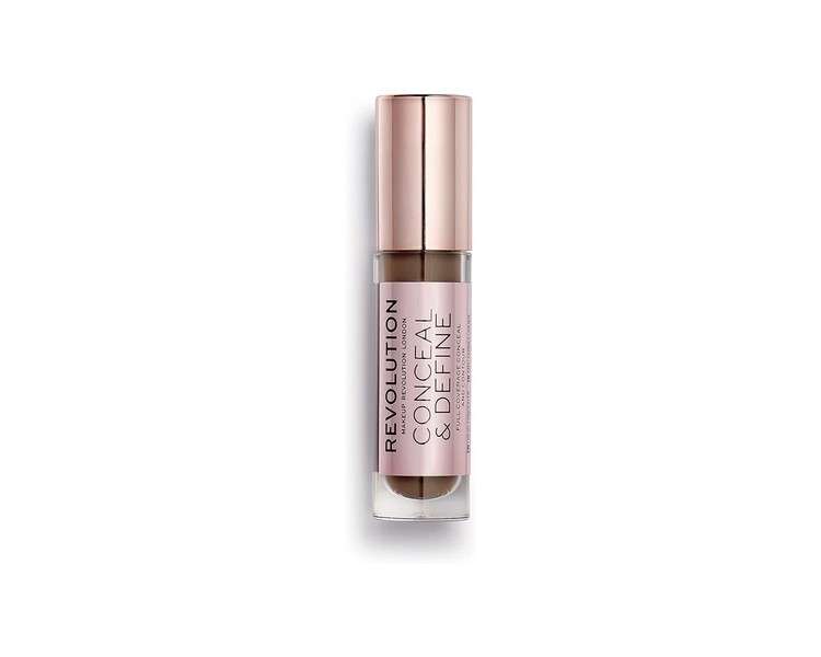 Makeup Revolution Conceal & Define Concealer C18 Brown