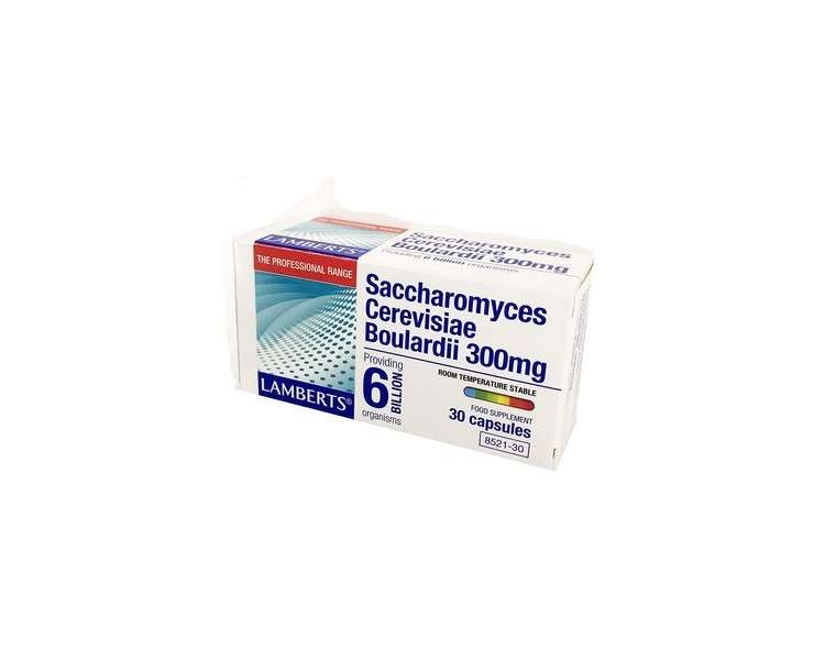 Lamberts Saccharomyces Boulardii 300mg 30 Capsules