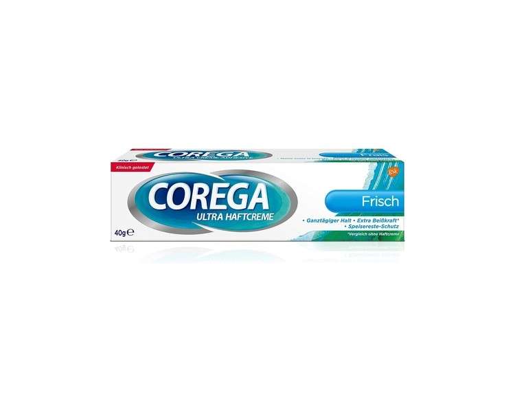 Corega Ultra Fresh Denture Adhesive Cream 40g