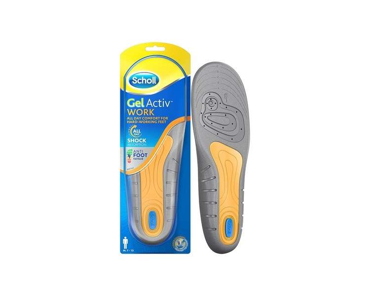 Scholl Gel Active Work Insoles for Men